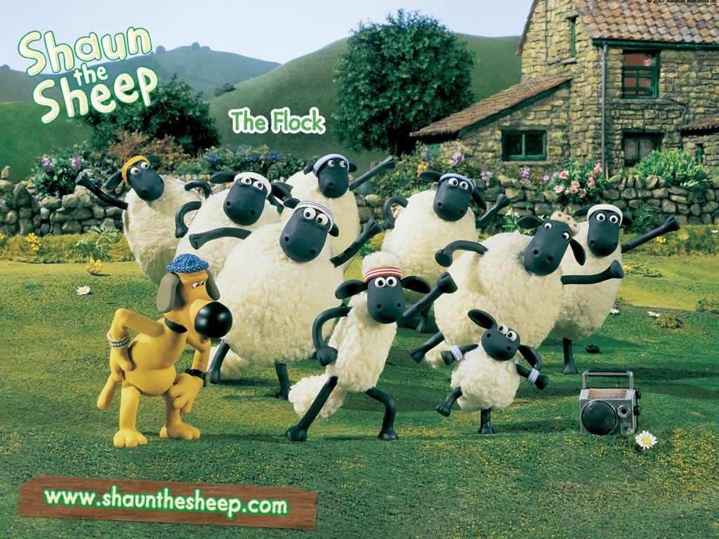 Shaun The Sheep Rounds Around